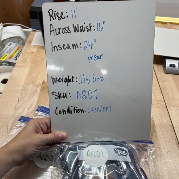 Point Sur Cropped Distressed High Rise Denim Jeans Size 30 - Picture 10 of 13